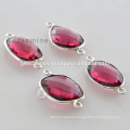 Wholesale Manufacturer Pink Tourmaline Gemstone 925 Sterling Silver Bezel Connector